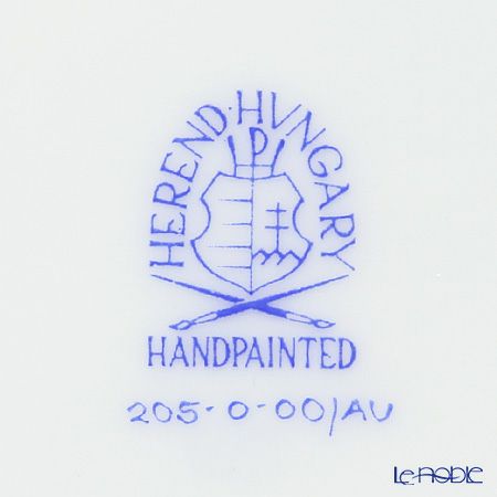 ヘレンド (HEREND) アポニーグリーン 00205-0-00 リーフディッシュ 15cm