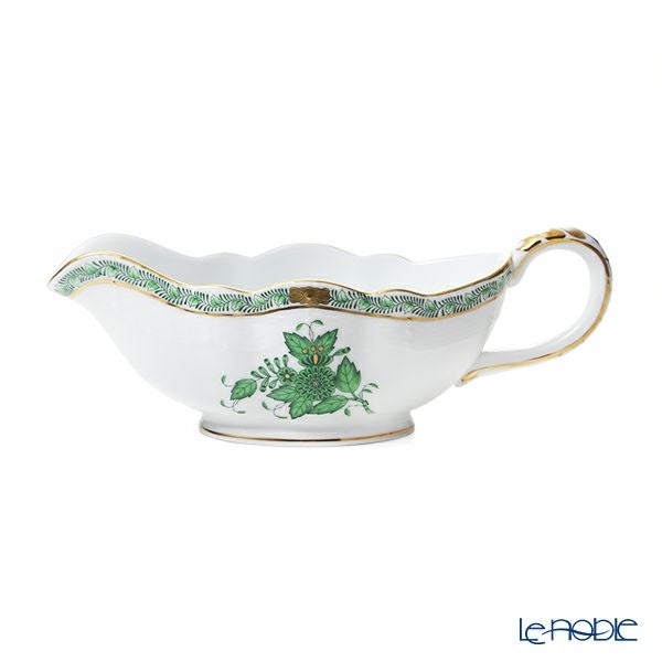 ヘレンド アポニーグリーン AV 00217-0-00 ソースボート