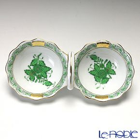 ヘレンド アポニーグリーン 00253-0-00 ジャム・マーマレード 14cm