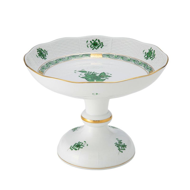 ヘレンド アポニーグリーン AV フルーツスタンド 00313-0-00