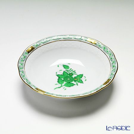 ヘレンド (HEREND) アポニーグリーン 003290-0-00 フルーツボウル 14.5cm