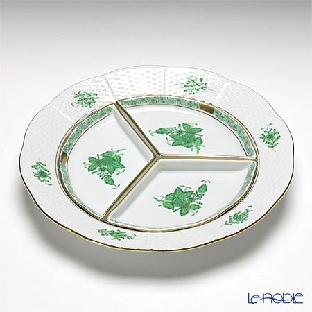 ヘレンド (HEREND) アポニーグリーン 00441-0-00 オードブルセット 25cm