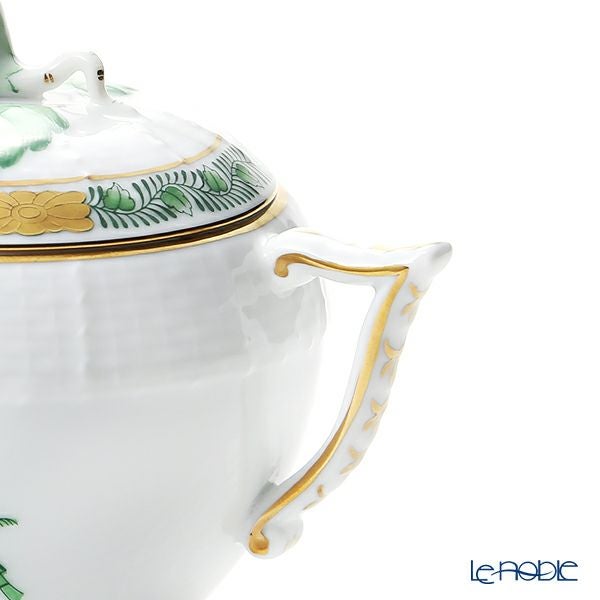 ヘレンド (HEREND) アポニーグリーン 00472-0-09 シュガーポット ローズ 200ml