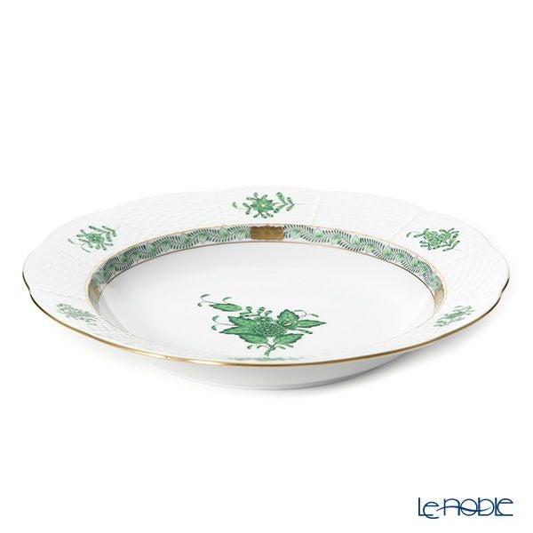 ヘレンド (HEREND) アポニーグリーン 00503-0-00 スーププレート 25cm