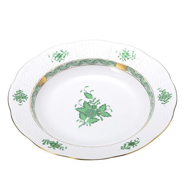 ヘレンド (HEREND) アポニーグリーン 00503-0-00 スーププレート 25cm