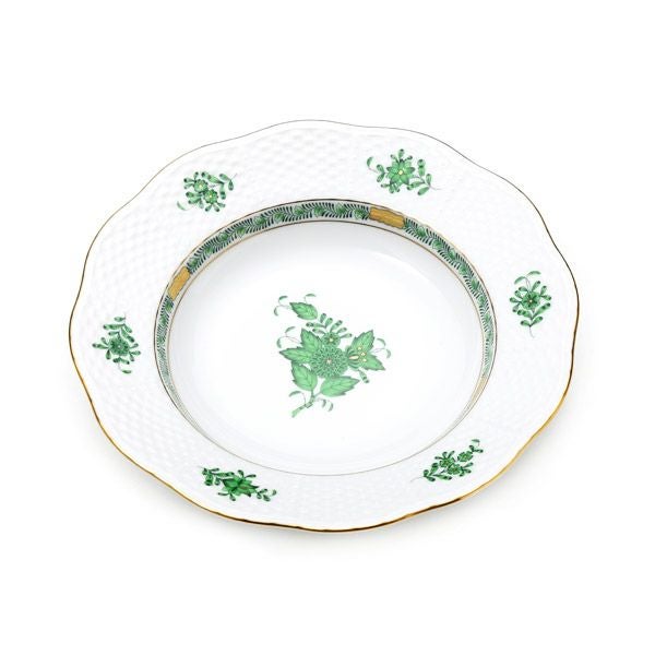 ヘレンド (HEREND) アポニーグリーン AV リーフディッシュ 20cm 00204