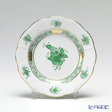 ヘレンド アポニーグリーン 00512-0-00 プレート 12.5cm