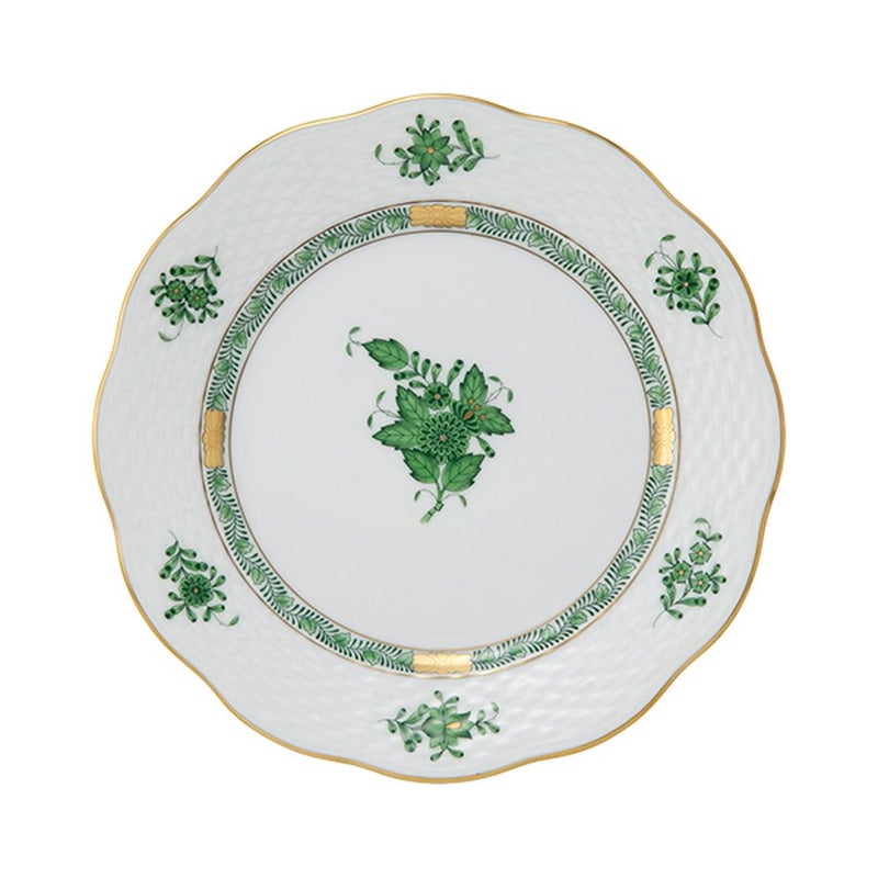 ヘレンド アポニーグリーン プレート 19cm 00517-0-00