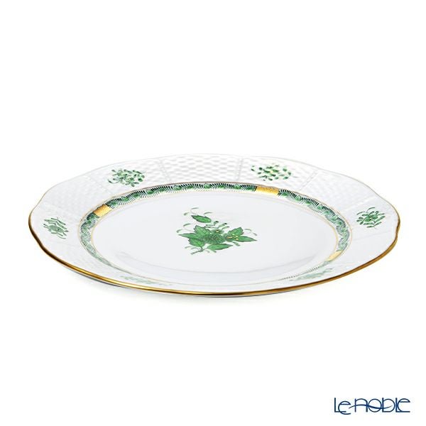 ヘレンド アポニーグリーン 00524-0-00／524 プレート 25cm
