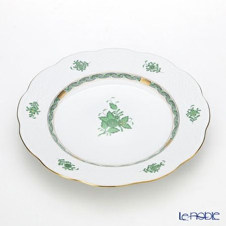 ヘレンド アポニーグリーン 00527-0-00 プレート 28.5cm