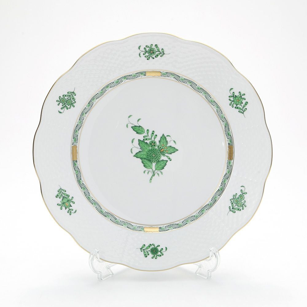 ヘレンド アポニーグリーン 00527-0-00 プレート 28.5cm