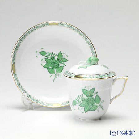 ヘレンド (HEREND) アポニーグリーン 00705-0-11 ハーブティーカップ＆ソーサー ストロベリー 200ml