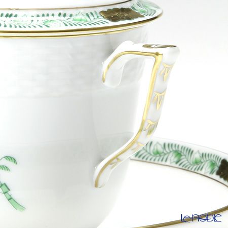ヘレンド (HEREND) アポニーグリーン 00705-0-11 ハーブティーカップ＆ソーサー ストロベリー 200ml