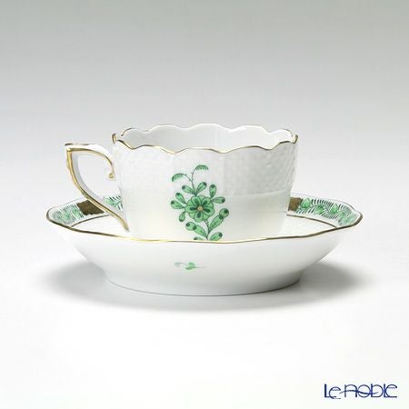 ヘレンド アポニーグリーン 00711-0-00 モカカップ＆ソーサー 100ml