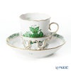 ヘレンド (HEREND) アポニーグリーン 00713-0-00／713 チョコレートカップ＆ソーサー