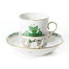 ヘレンド (HEREND) アポニーグリーン 00713-0-00／713 チョコレートカップ＆ソーサー