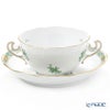 ヘレンド アポニーグリーン スープカップ＆ソーサー 180ml 00718-0-00／702
