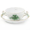 ヘレンド アポニーグリーン スープカップ＆ソーサー 180ml 00718-0-00／702