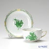 ヘレンド (HEREND) アポニーグリーン 00724-0-00／724 ティーカップ＆ソーサー 200ml