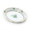 ヘレンド (HEREND) アポニーグリーン 01215-0-00 ファンシーディッシュ 19.5cm