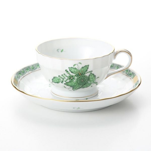 ヘレンド アポニーグリーン 01712-0-00 ティーカップ＆ソーサー 150ml