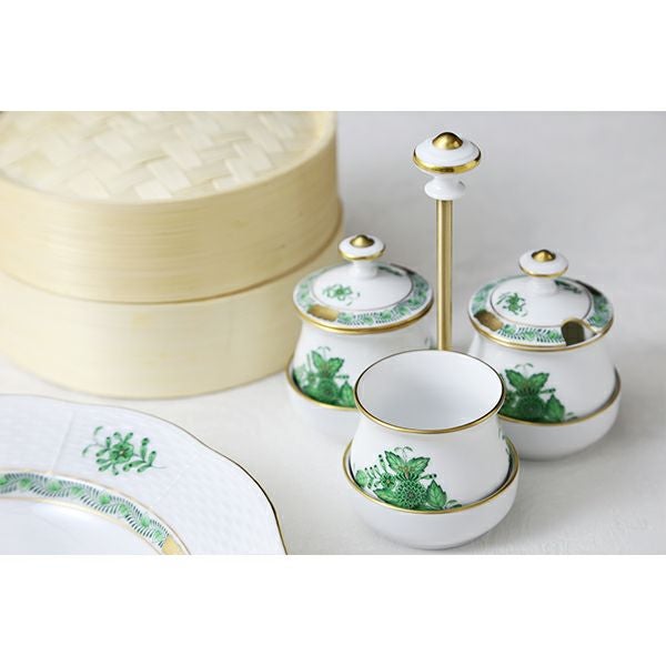 ヘレンド (HEREND) アポニーグリーン AV スパイスホルダー 02247-0-15