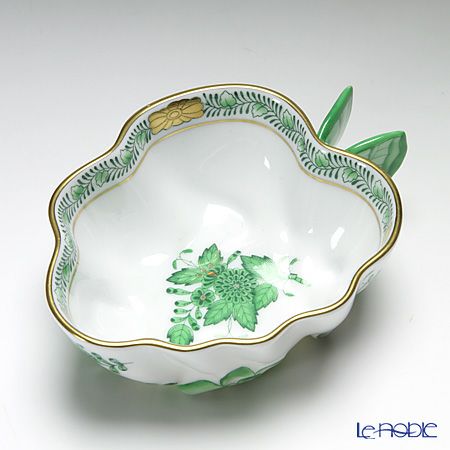 ヘレンド (HEREND) アポニーグリーン 02492-0-17 オープンシュガー 10.5cm（蝶）