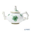 ヘレンド (HEREND) シノワズリ（中国趣味） アポニーグリーン AV ミニティーポット（マンダリン） 350ml 03305-0-21