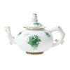 ヘレンド (HEREND) シノワズリ（中国趣味） アポニーグリーン AV ミニティーポット（マンダリン） 350ml 03305-0-21