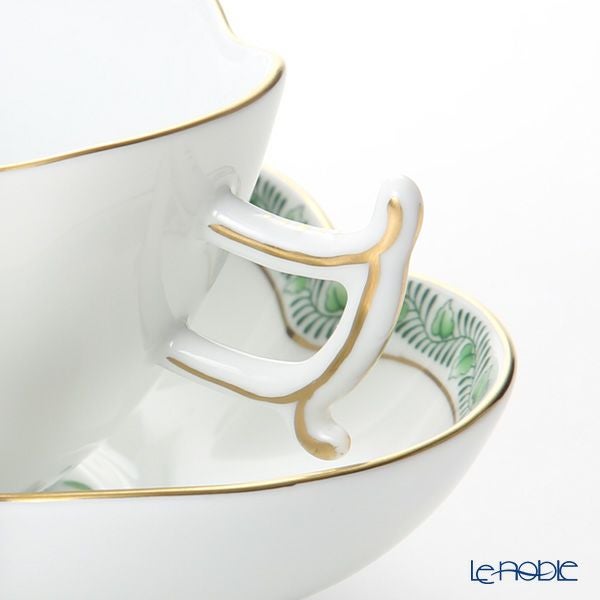ヘレンド (HEREND) アポニーグリーン 04196-0-00 ティーカップ＆ソーサー 140ml
