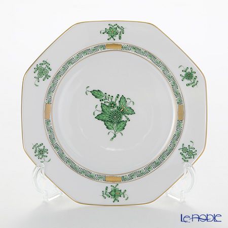 ヘレンド (HEREND) アポニーグリーン 04318-0-00 オクタゴナルプレート 19cm