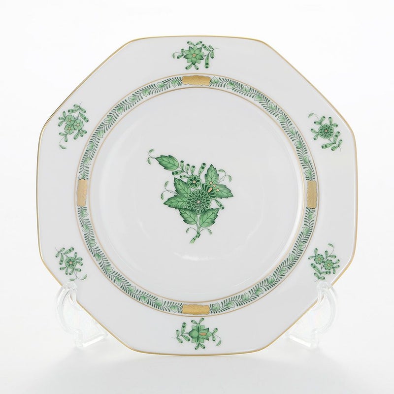 ヘレンド (HEREND) アポニーグリーン 04318-0-00 オクタゴナルプレート 19cm