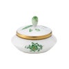 ヘレンド アポニーグリーン 06027-0-12／6027 ラウンドボックス（ツボミ） 6.5cm
