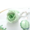 ヘレンド (HEREND) アポニーグリーン 06058-0-09 ボンボン入れ オーバルボックス（ローズ） 14cm