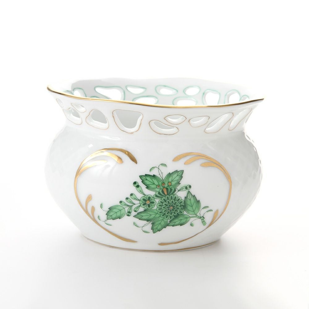 ヘレンド アポニーグリーン 06526-0-00 ベース（透かし） 6.5cm