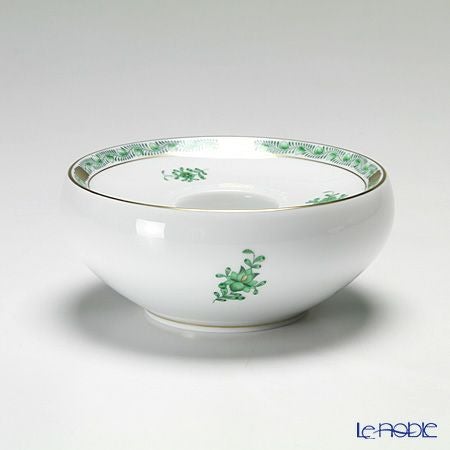 ヘレンド アポニーグリーン 07678-0-00 キャンドルホルダー 14.5cm