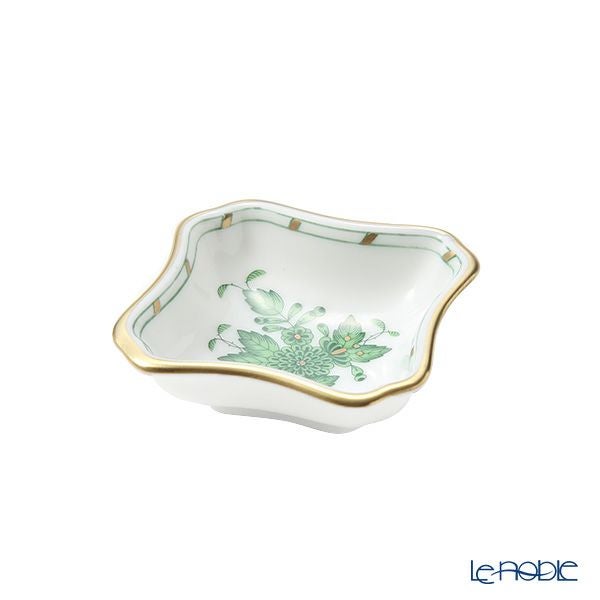 ヘレンド アポニーグリーン 07734-0-00 ミニアッシュトレイ 5.5cm 小皿／豆皿