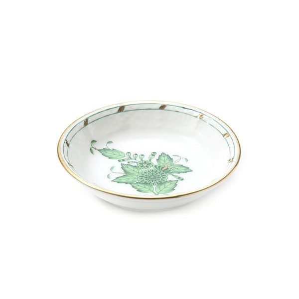 ヘレンド アポニーグリーン 07755-0-00 ラウンドディッシュ 7.5cm