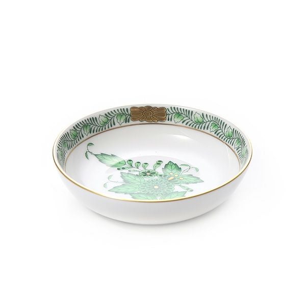 ヘレンド アポニーグリーン 07758-0-00 ラウンドディッシュ 8.5cm
