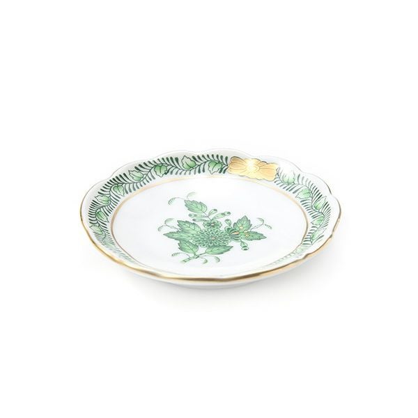 ヘレンド (HEREND) アポニーグリーン 07765-0-00 プレート 7.5cm