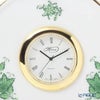ヘレンド アポニーグリーン 08083-0-00 テーブルクロック 12.5cm