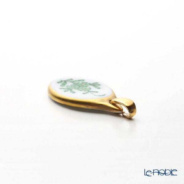 ヘレンド ペンダントトップ AV 08139-0-00 アポニーグリーン 2cm