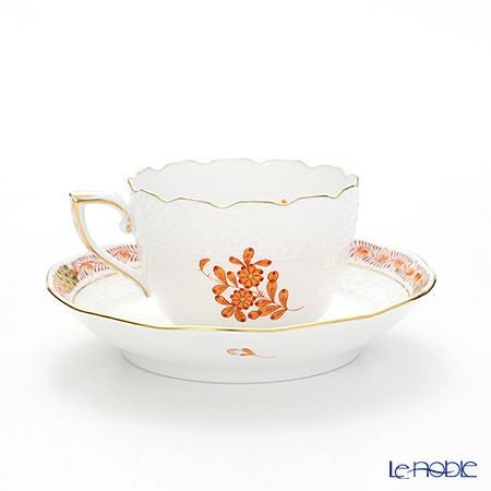 ヘレンド アポニーオレンジ 00711-0-00 モカカップ＆ソーサー 100ml