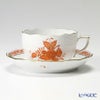ヘレンド (HEREND) アポニーオレンジ 00724-0-00／724 ティーカップ＆ソーサー 200ml