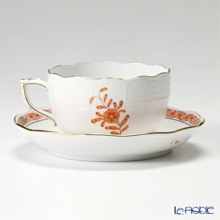 ヘレンド (HEREND) アポニーオレンジ 00724-0-00／724 ティーカップ＆ソーサー 200ml