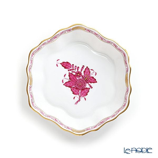 ヘレンド (HEREND) アポニーピンク 00498-0-00 フルーツボウル（オクタゴナル） 12.5cm