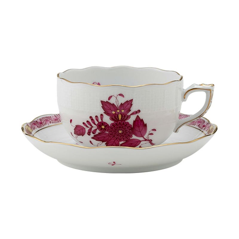 ヘレンド (HEREND) アポニーピンク 00724-0-00／724 ティーカップ＆ソーサー 200ml