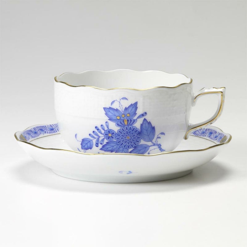 ヘレンド (HEREND) アポニーブルー 00724-0-00／724 ティーカップ＆ソーサー 200ml