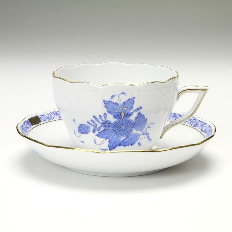 ヘレンド アポニーブルー 00730-0-00 ティーカップ＆ソーサー（兼用） 200ml