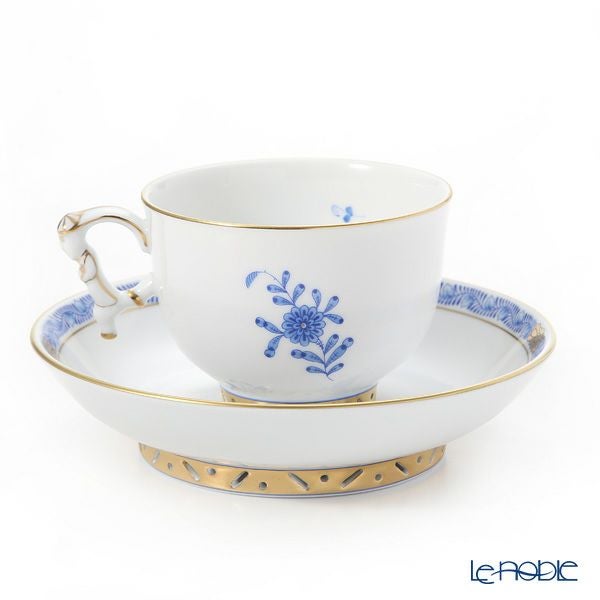 ヘレンド シノワズリ（中国趣味）アポニーブルー 03364-0-21 マンダリン ラージカップ＆ソーサー